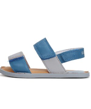 batukai vaikams D.D.Step (Vengrija)  Mėlynos barefoot basutės 26-31 d. G076-41539DM