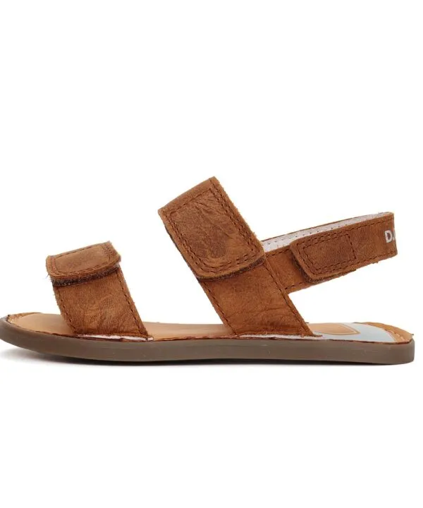 batukai vaikams D.D.Step (Vengrija)  Rudos barefoot basutės 32-37 d. G076-41539CL
