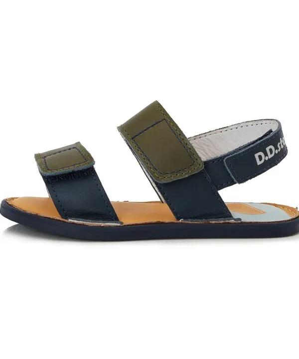 batukai vaikams D.D.Step (Vengrija) Tamsiai mėlynos barefoot basutės 26-31 d. G076-356AM