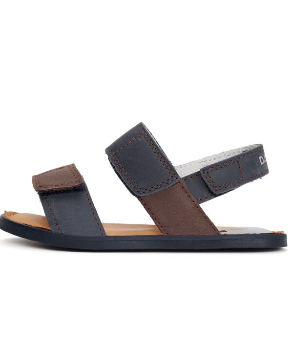 batukai vaikams D.D.Step (Vengrija) Tamsiai mėlynos barefoot basutės 26-31 d. G076-41539BM