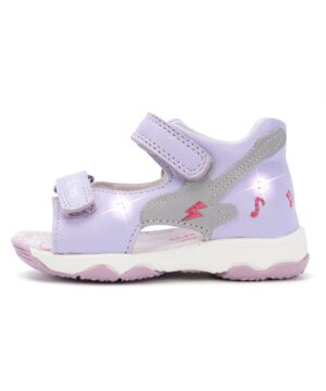 Violetinės LED basutės 21-25 d. G064-61965B. D.D.Step (Vengrija). Batai vaikams 1 batukai vaikams D.D.Step (Vengrija) Violetinės LED basutės 21-25 d. G064-61965B