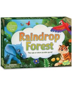 edukaciniai zaislai. Lavinamieji zaislai. Mindware . PAŽEISTA PAKUOTĖ: Bendradarbiavimo žaidimas-dėlionė „Raindrop Forest“