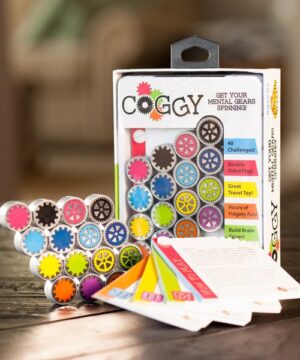edukaciniai zaislai. Lavinamieji zaislai. FatBrainToys . Fat Brain Toys Lankstus loginis galvosūkis „Coggy“
