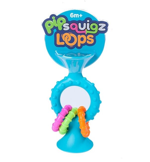 edukaciniai zaislai. Lavinamieji zaislai. FatBrainToys . PipSquigz Loops lipšniukai (mėlynas)