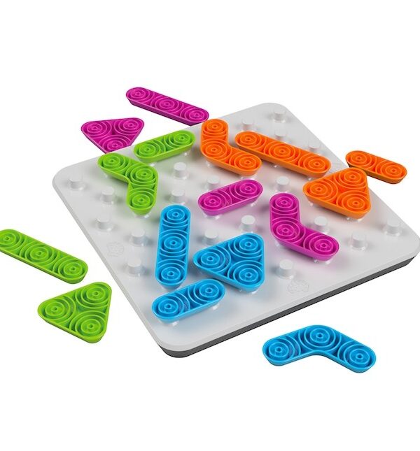 edukaciniai zaislai. Lavinamieji zaislai. FatBrainToys . Loginis stalo žaidimas - Gridblock