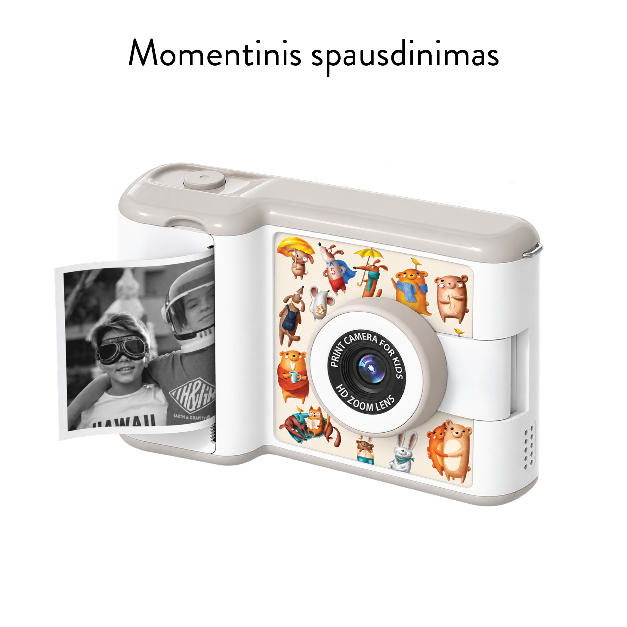 Momentinis fotoaparatas vaikams SKILSAS SK15 su momentinio spausdinimo, fotografavimo ir filmavimo funkcijomis 3 Momentinis fotoaparatas vaikams SKILSAS SK15 su momentinio spausdinimo, fotografavimo ir filmavimo funkcijomis - Image 2