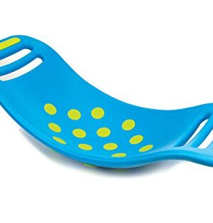 edukaciniai zaislai. Lavinamieji zaislai. FatBrainToys . Teeter Popper balansavimo lenta-lingė (mėlyna)