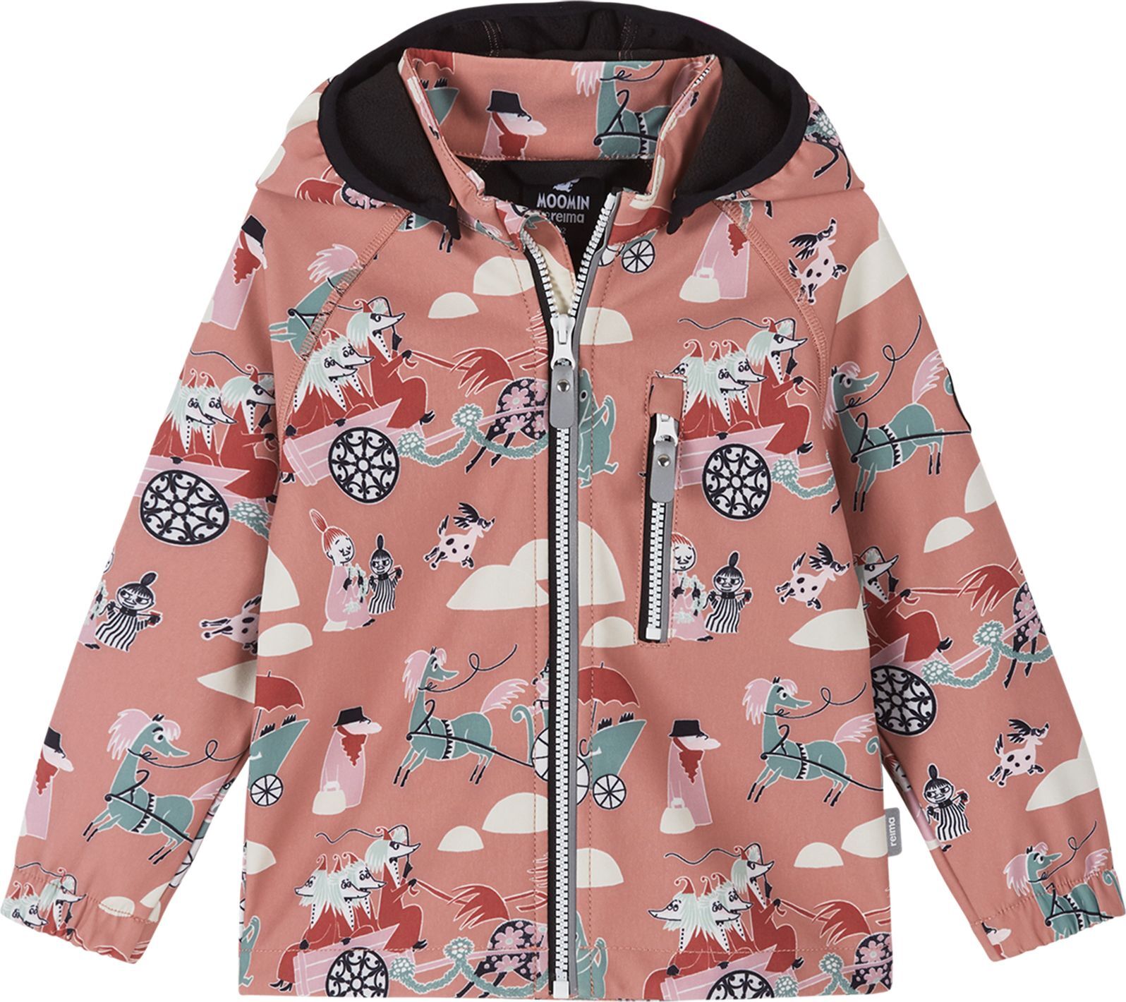 REIMA Moomin Vantti Rose Blush striukė vaikams 3 Clothes