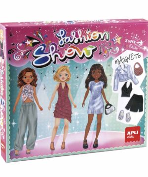 Magnetinis žaidimas - Mados šou - Apli Kids 2 edukaciniai zaislai. Lavinamieji zaislai. Apli Kids . Magnetinis žaidimas - Mados šou