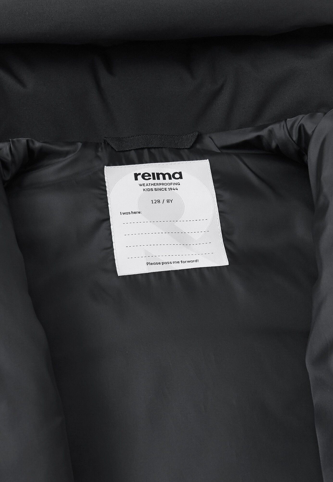 REIMA Parkkala juoda striukė vaikams 8 Jackets REIMA Parkkala 5100406A Black