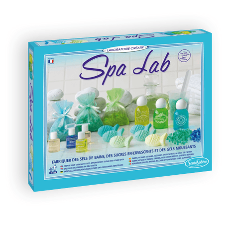 edukaciniai zaislai. Lavinamieji zaislai. SentoSphere . SPA priemonių gamybos rinkinys „SPA laboratorija“