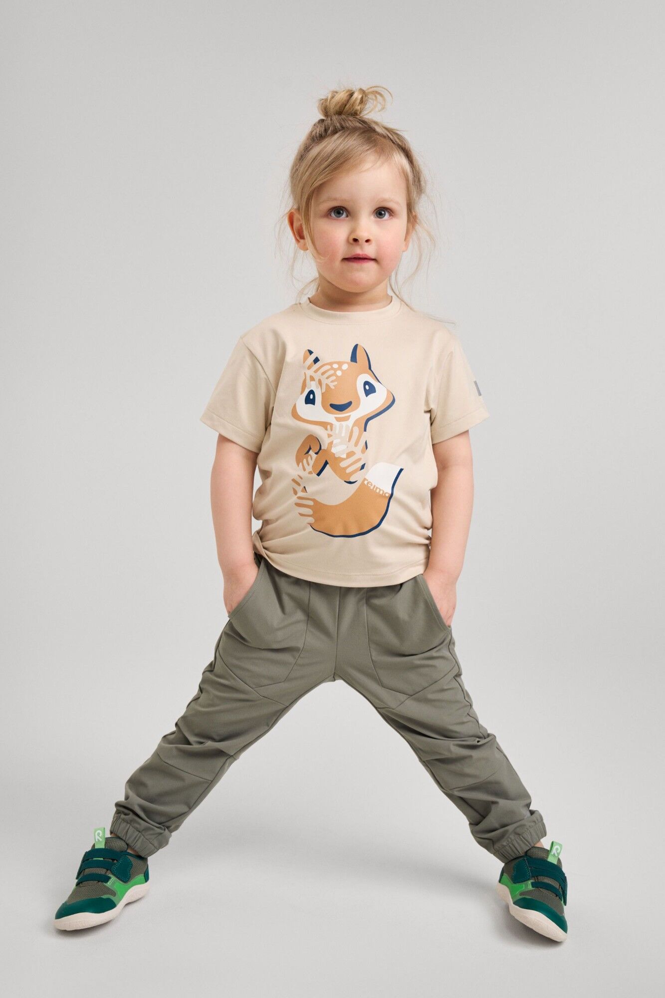 REIMA Siimes kelnės vaikams 4 Pants REIMA Siimes 5100192B Greyish green
