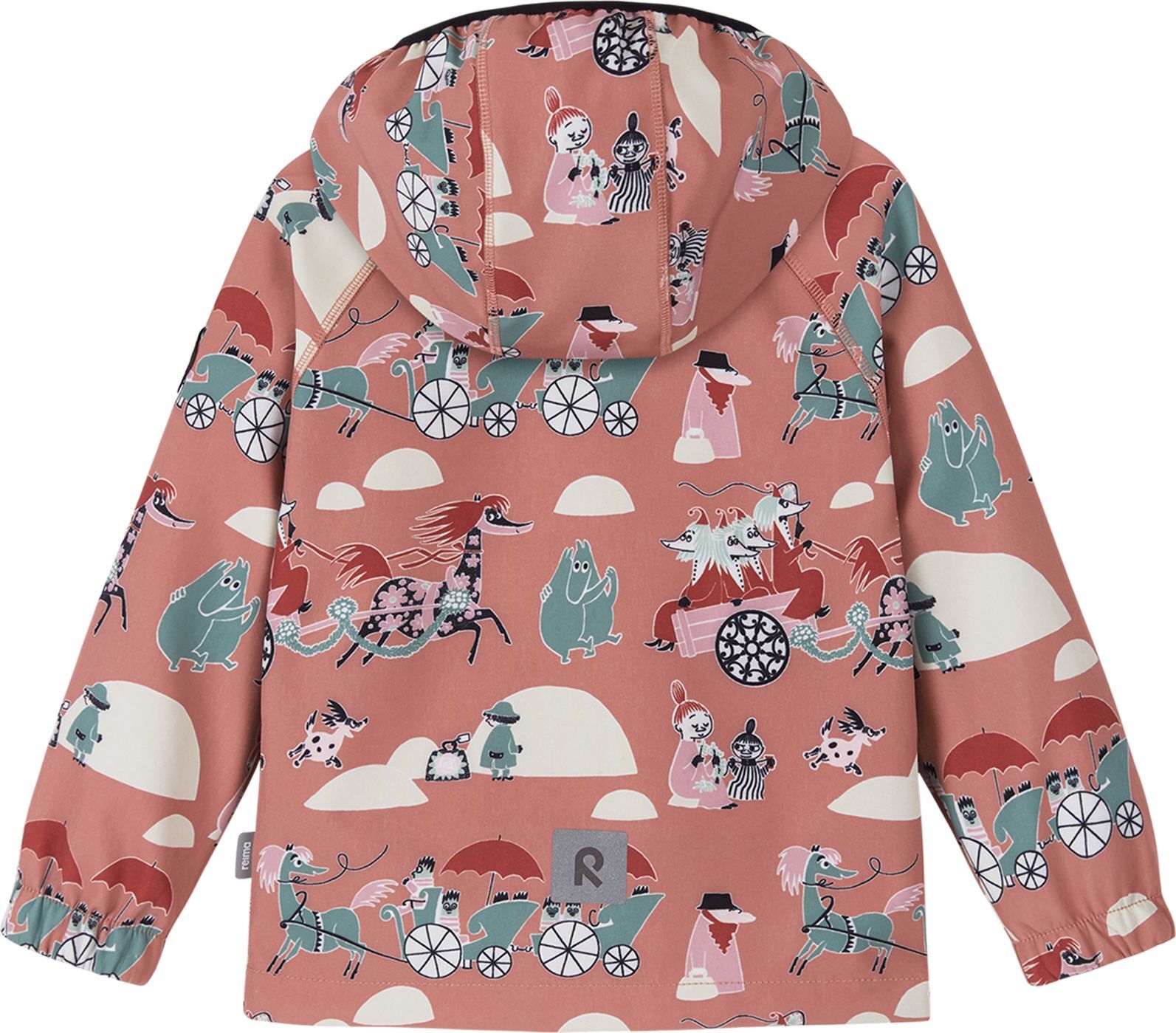 REIMA Moomin Vantti Rose Blush striukė vaikams 4 Jackets REIMA Moomin Vantti 5100009F Rose Blush