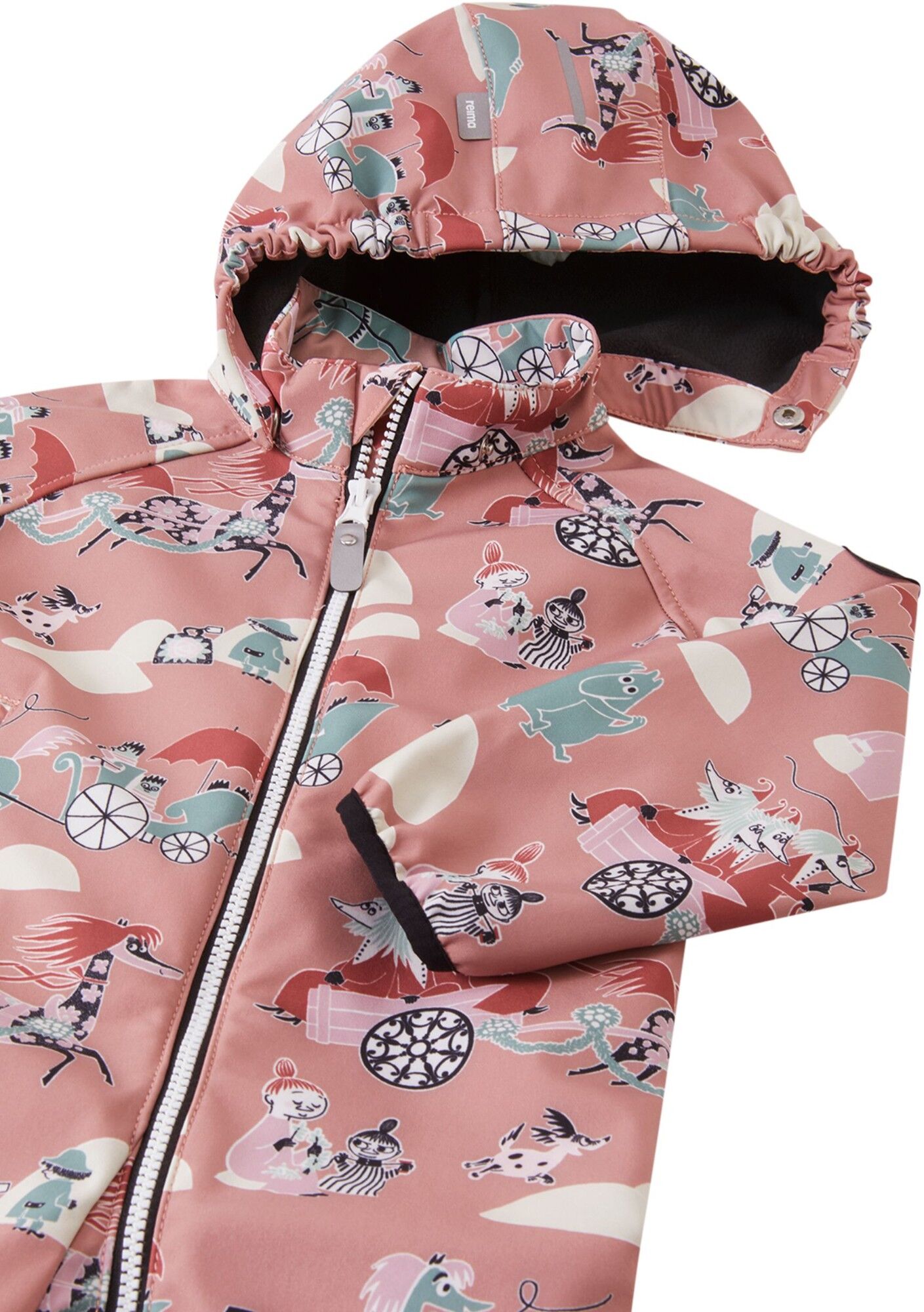 REIMA Moomin Mjosa rožinis kombinezonas vaikams 6 Overalls REIMA Moomin Mjosa 5100328D Rose Blush