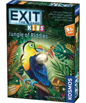 EXIT Kids mokslinis žaidimas vaikams „Jungle of Riddles“ - KOSMOS 2 edukaciniai zaislai. Lavinamieji zaislai. KOSMOS . EXIT Kids mokslinis žaidimas vaikams „Jungle of Riddles“