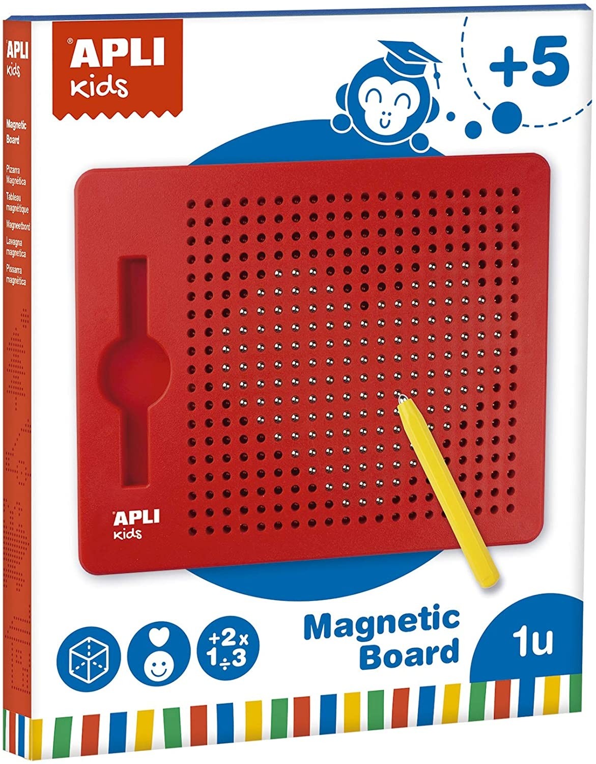 Apli žaidimas „Stebuklinga magnetinė lenta” - Apli Kids 3 edukaciniai zaislai. Lavinamieji zaislai. Apli Kids . Apli žaidimas „Stebuklinga magnetinė lenta”