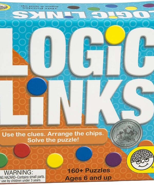 edukaciniai zaislai. Lavinamieji zaislai. Mindware . Kritinio mąstymo žaidimas „Logic Links”