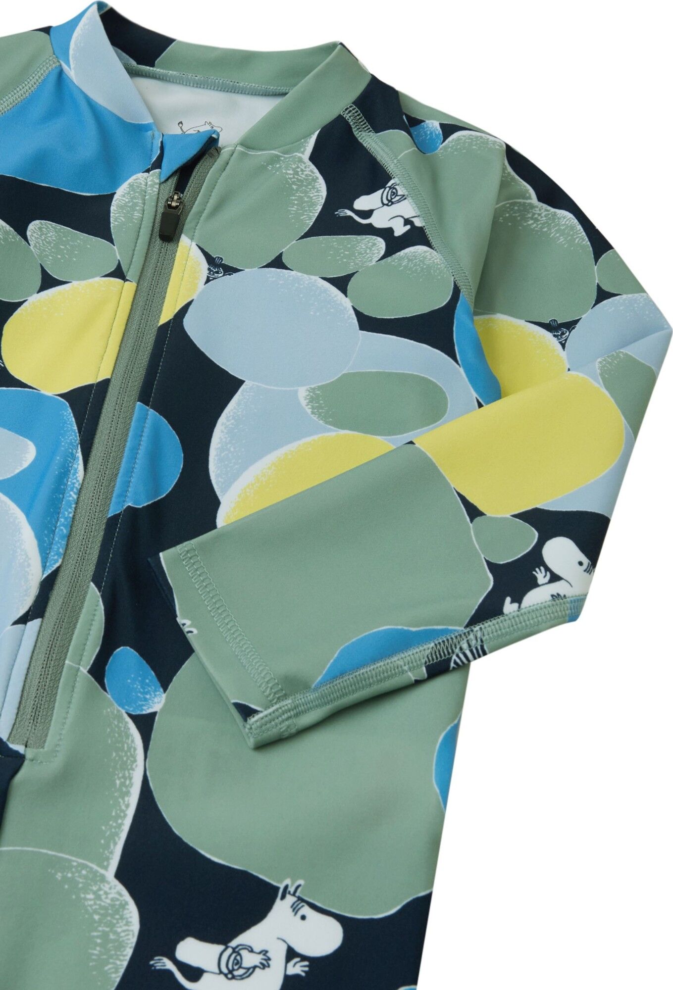 REIMA Moomin Sandig kombinezonas vaikams 6 Swim suit REIMA Moomin Sandig 5200357B Stone Green 81B6