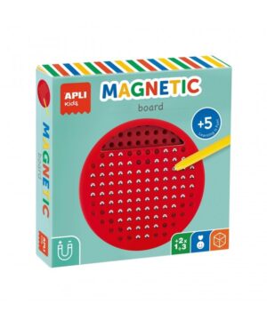 Apli žaidimas „Stebuklinga magnetinė lenta” (apvali) - Apli Kids 2 edukaciniai zaislai. Lavinamieji zaislai. Apli Kids . Apli žaidimas „Stebuklinga magnetinė lenta” (apvali)