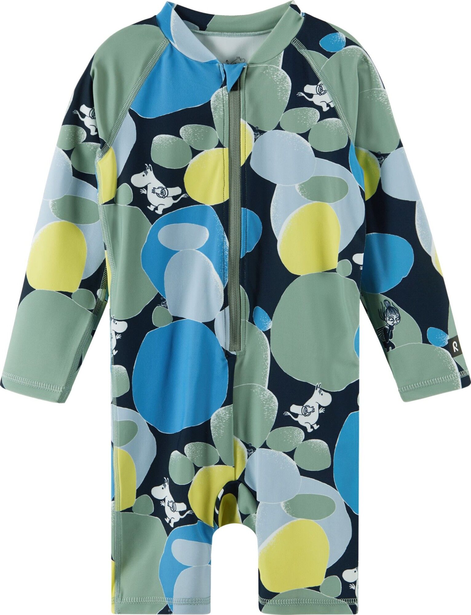 REIMA Moomin Sandig kombinezonas vaikams 4 Swim suit REIMA Moomin Sandig 5200357B Stone Green 81B6
