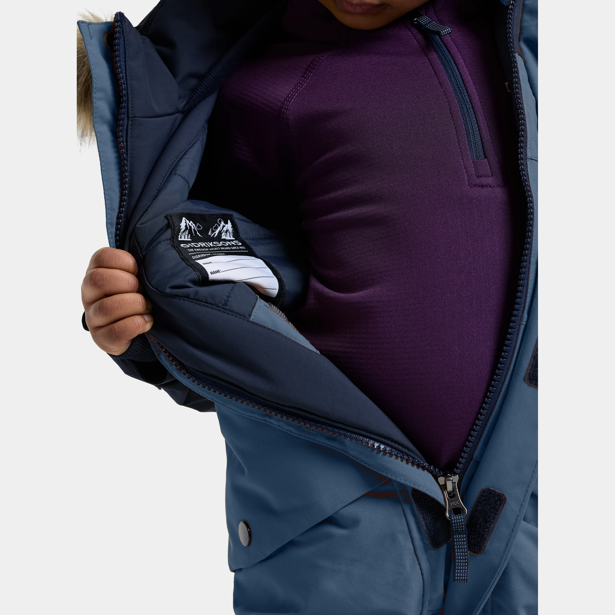 Didriksons žieminis kombinezonas BJÄRVEN KDS COVER 5 - Navy (Išankstinis užsakymas) 6 Didriksons žieminis kombinezonas BJÄRVEN KDS COVER 5 - Navy (Išankstinis užsakymas) - Image 4