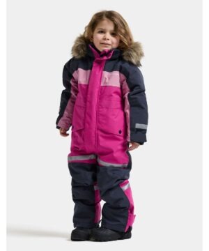 Didriksons žieminis kombinezonas BJÄRVEN KDS COVER 5 - Cactus Pink 2 bjarven kids coverall 5 506308 K20 10front1 m262