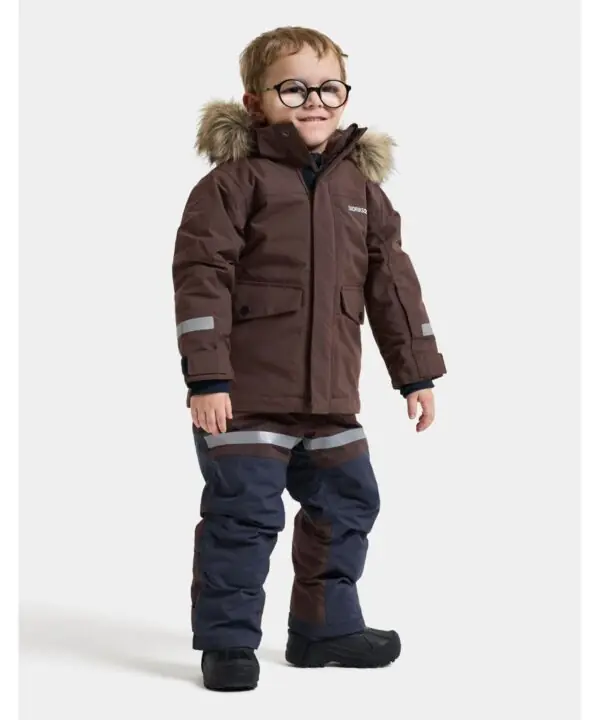 Didriksons žieminė parka BJÄRVEN KIDS PARKA 5 - Shadow Brown (Išankstinis užsakymas)