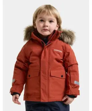 Didriksons žieminė parka BJÄRVEN KIDS PARKA 5 - Rust (Išankstinis užsakymas) 1 bjarven kids parka 5 506325 J13 10front1 m262