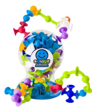 edukaciniai zaislai. Lavinamieji zaislai. FatBrainToys . Squigz Deluxe (44vnt) lipšniukai
