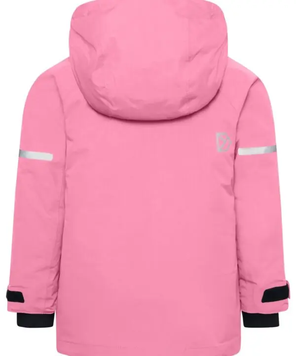 Alternative view of Didriksons žieminė striukė FALKEN KIDS JKT 2 - Heather Pink (Išankstinis užsakymas)