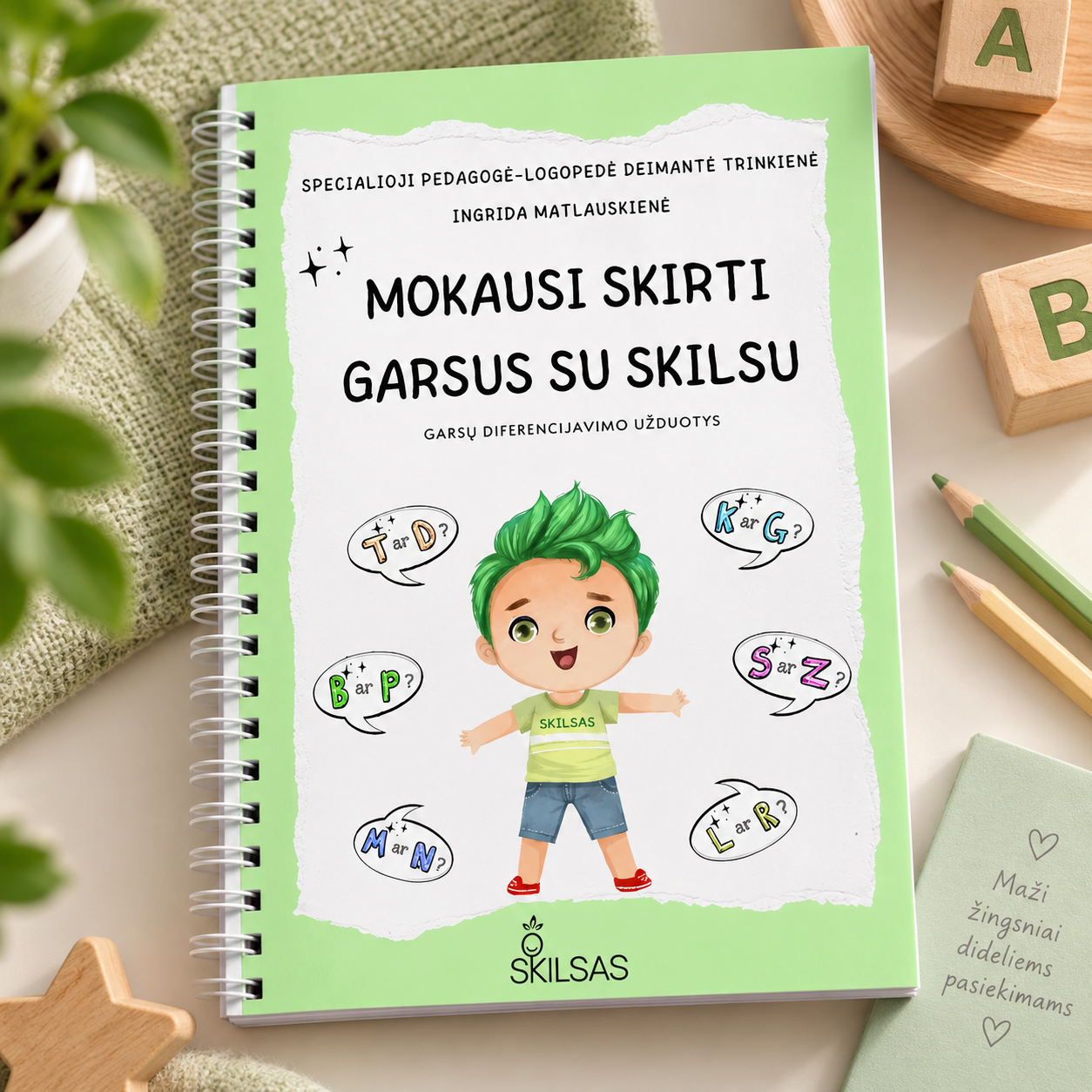 Lavinamoji knyga „Mokausi skirti garsus su Skilsu“ 3 Lavinamoji knyga „Mokausi skirti garsus su Skilsu“