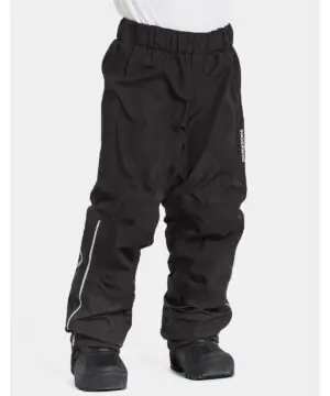 Didriksons žieminės kelnės NARVI KIDS PANT 3 - Black (Išankstinis užsakymas) 1 narvi kids pants 3 506297 060 10front1 m262