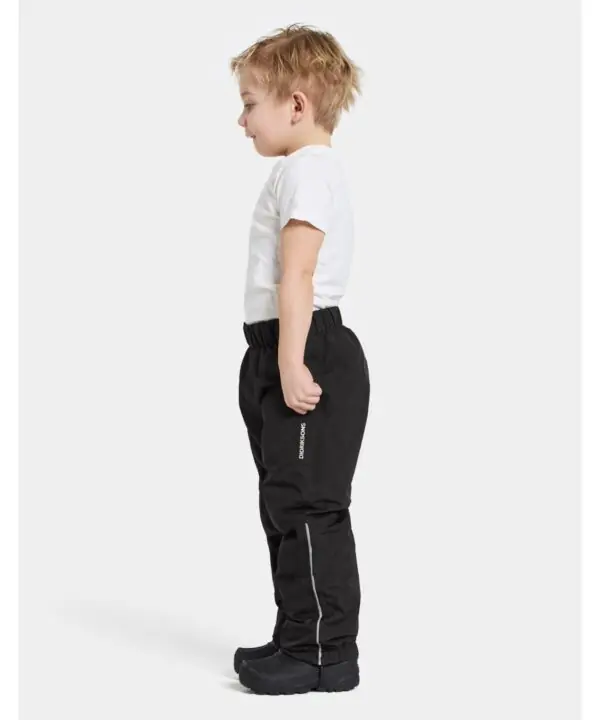 Alternative view of Didriksons žieminės kelnės NARVI KIDS PANT 3 - Black (Išankstinis užsakymas)
