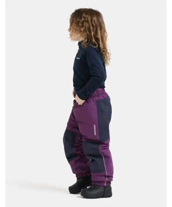 Alternative view of Didriksons žieminės kelnės NARVI KIDS PANT 3 - Northen Purple (Išankstinis užsakymas)