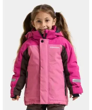 Didriksons žieminė striukė NEPTUN KIDS JKT 5 - Heather Pink (Išankstinis užsakymas) 1 neptun kids jacket 5 506294 380 10front1 m262