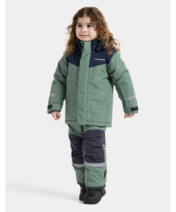 Didriksons žieminis komplektas SKARE KIDS SET 2 - Dark Moss