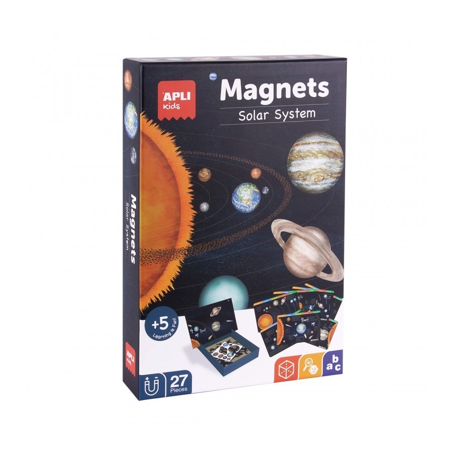 Apli Kids magnetinis žaidimas-dėlionė „Saulės sistema“ - Apli Kids 3 edukaciniai zaislai. Lavinamieji zaislai. Apli Kids . Apli Kids magnetinis žaidimas-dėlionė „Saulės sistema“