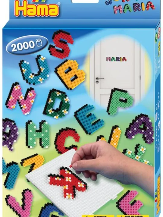 edukaciniai zaislai. Lavinamieji zaislai. HAMA . HAMA MIDI karoliukų rinkinys - raidės
