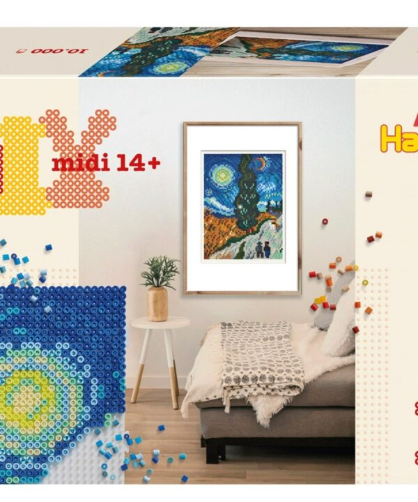 edukaciniai zaislai. Lavinamieji zaislai. HAMA . HAMA ART kūrybinis karoliukų rinkinys VAN GOGH