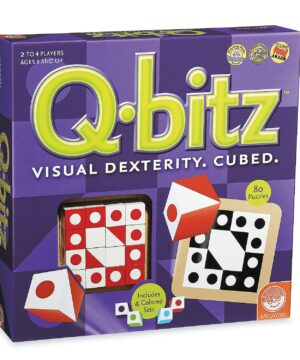 edukaciniai zaislai. Lavinamieji zaislai. Mindware . MindWare Loginis žaidimas „Q-bitz“