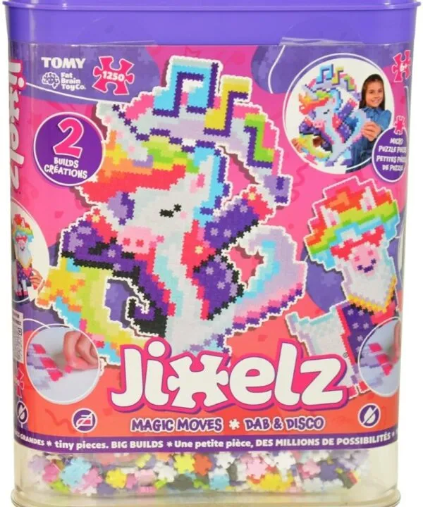 edukaciniai zaislai. Lavinamieji zaislai. FatBrainToys . Fat Brain Toys Jixelz kūrybinė mozaika Magiški gyvūnai (1250 d.)