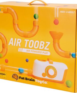 edukaciniai zaislai. Lavinamieji zaislai. FatBrainToys . Fat Brain Toys oro srauto žaidimas-konstruktorius Air Toobz