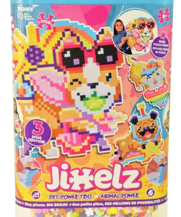 edukaciniai zaislai. Lavinamieji zaislai. FatBrainToys . Fat Brain Toys Jixelz kūrybinė mozaika Mieli augintiniai (1750 d.)