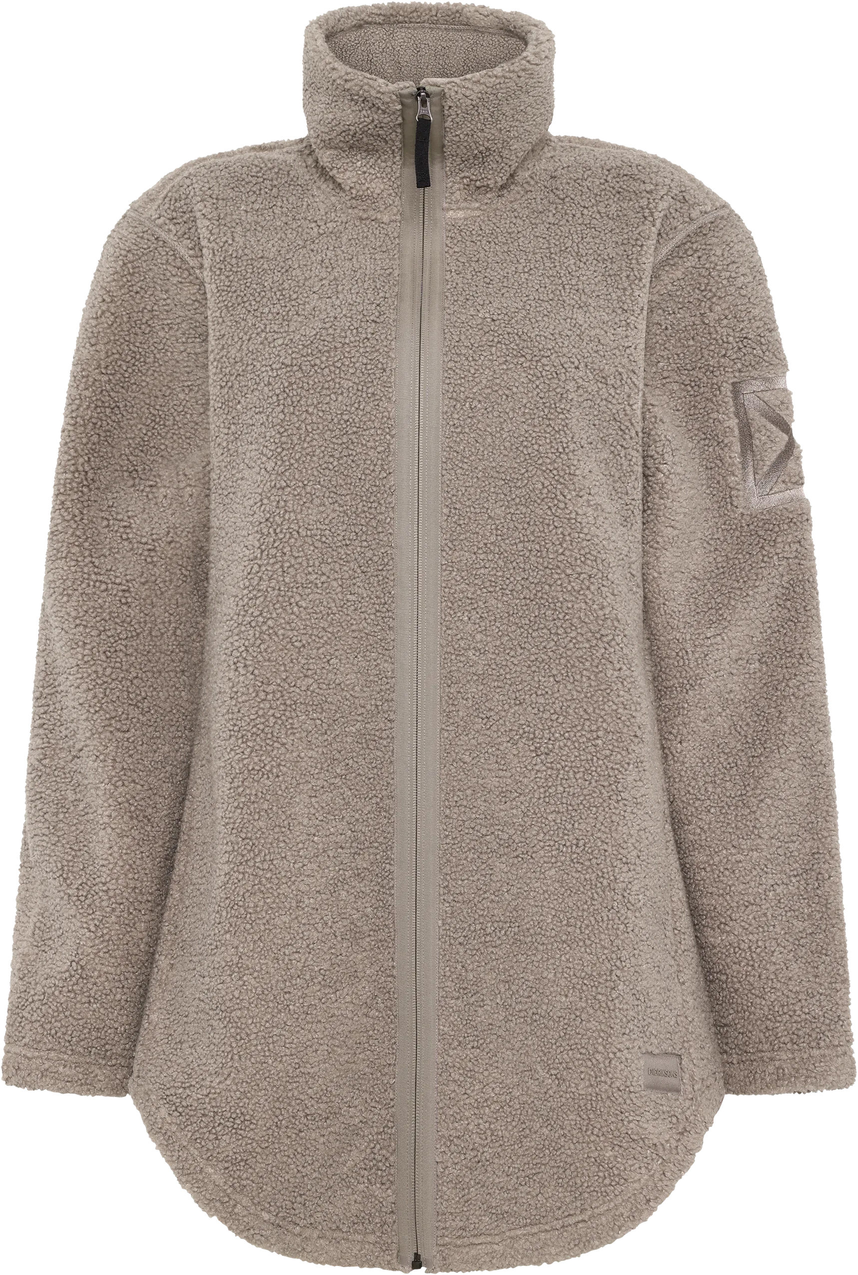 Didriksons moteriškas flisinis džemperis UMI WNS FULL-ZIP - Ash Brown (Išankstinis užsakymas) 4 Didriksons UMI moteriškas džemperis Ash Brown