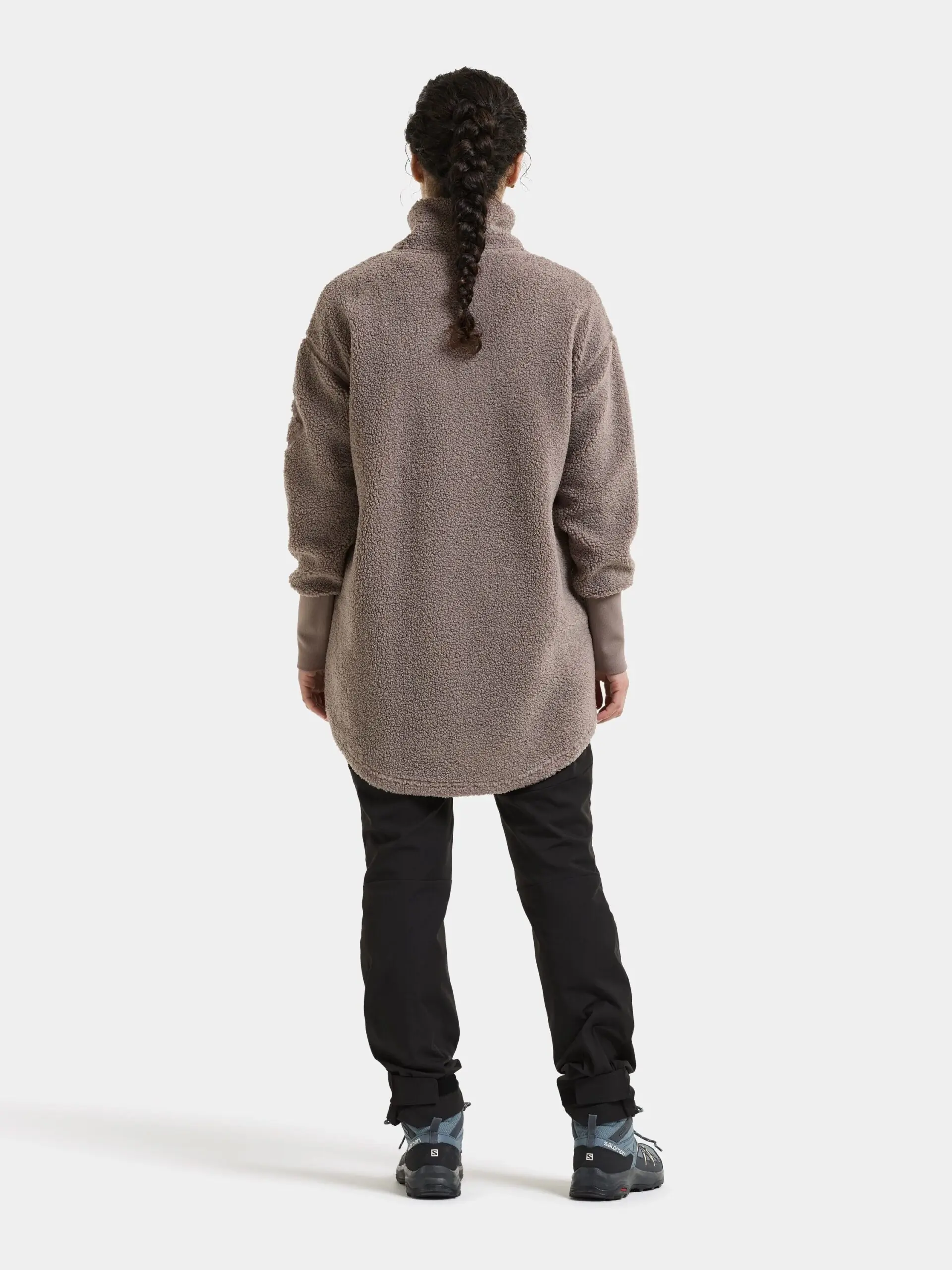 Didriksons moteriškas pūkuoto flisio džemperis SALLY WNS FULL-ZIP - Ash Brown (Išankstinis užsakymas) 8 Didriksons SALLY moteriškas džemperis Ash Brown