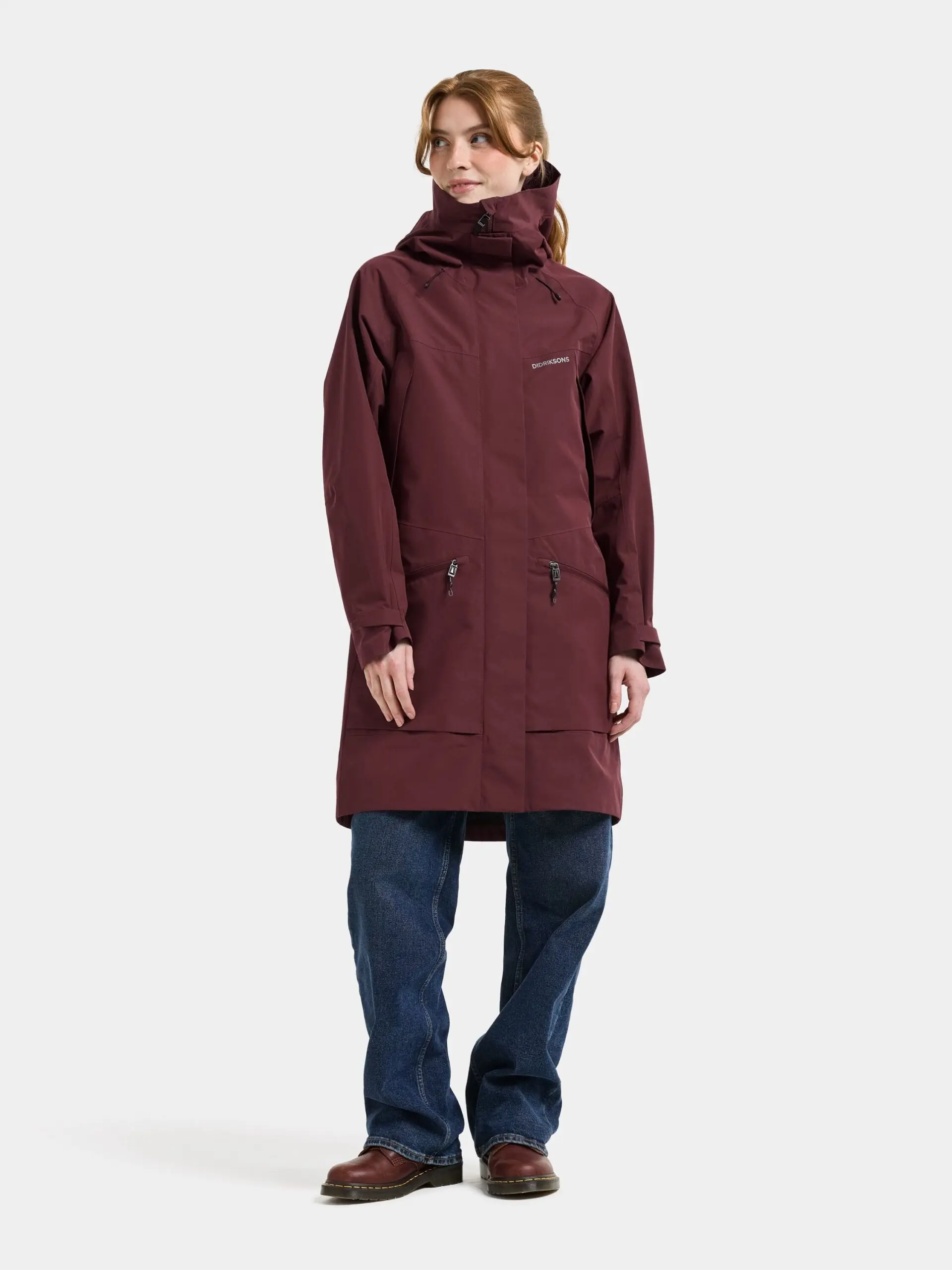 Didriksons moteriška neperšlampama parka ILMA WNS PARKA - Old Rust (Išankstinis užsakymas) 7 Didriksons ILMA moteriška parka Old Rust