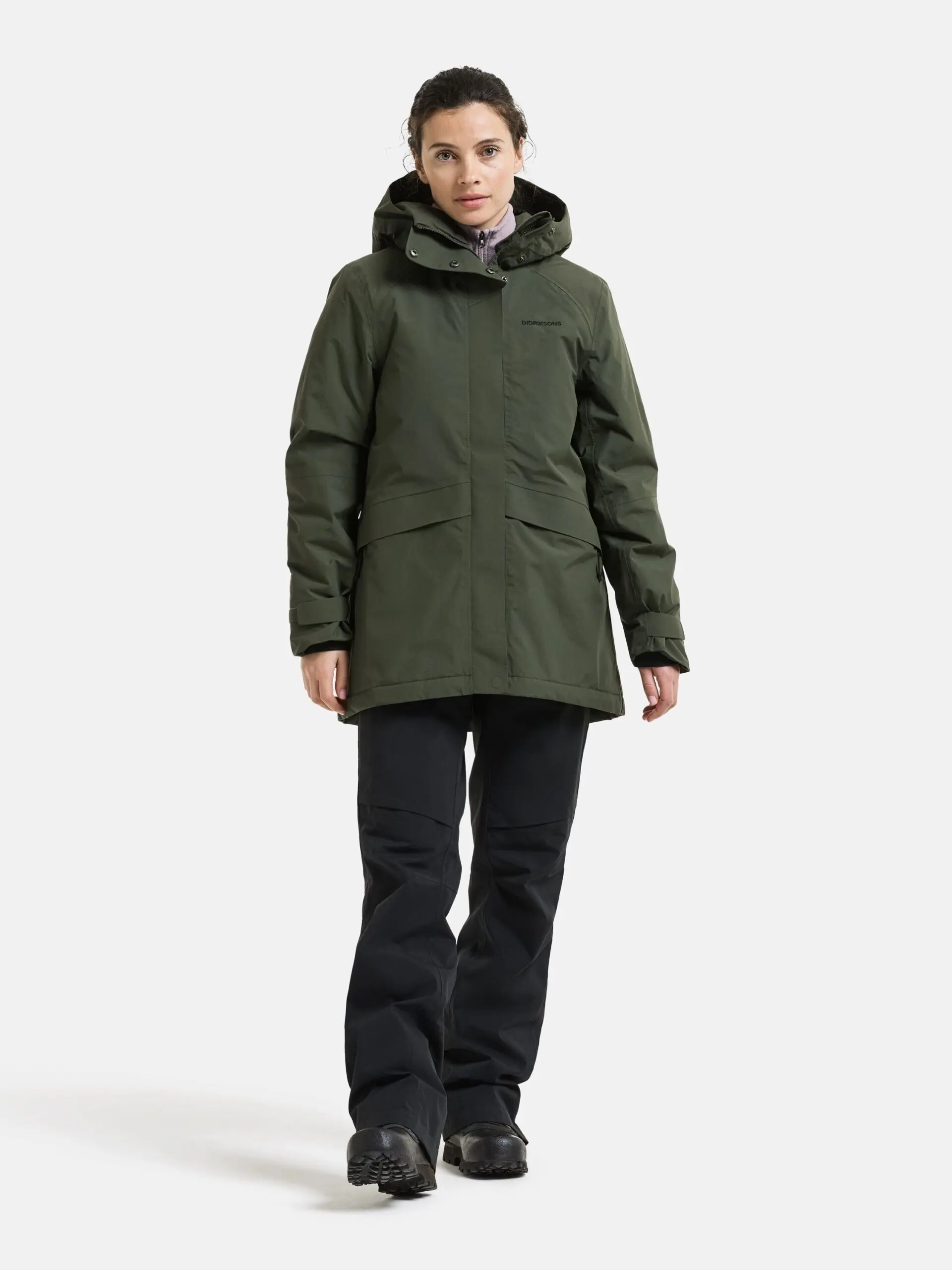 Didriksons moteriška šiltinta striukė ESSA WNS JACKET - Deep Green (Išankstinis užsakymas) 6 Didriksons ESSA moteriška striukė Deep Green
