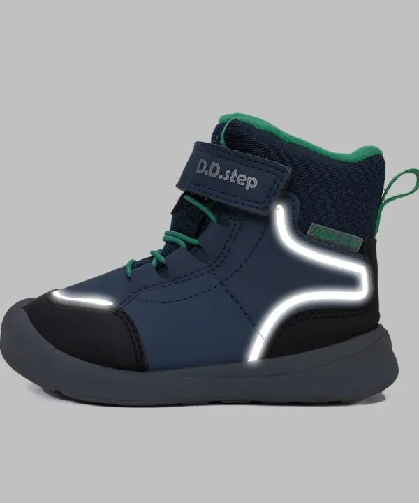 batukai vaikams D.D.Step (Vengrija)  Mėlyni vandeniui atsparūs batai 22-27 d. P104-62468