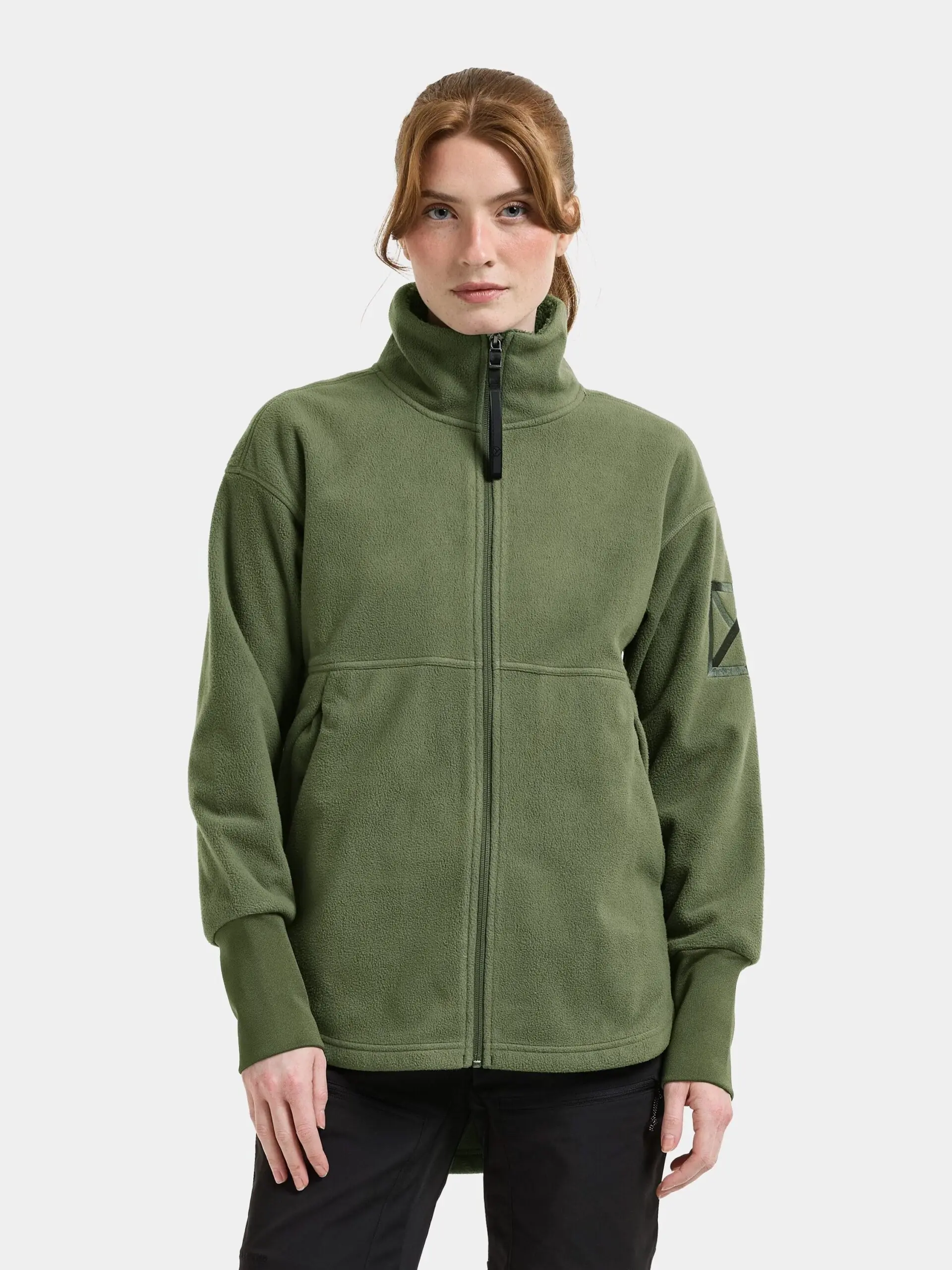 Didriksons moteriškas vėjo nepraleidžiantis flisinis džemperis RONJA WNS WINDPROOF FULL-ZIP - Deep Green (Išankstinis užsakymas) 6 Didriksons RONJA moteriškas džemperis Deep Green