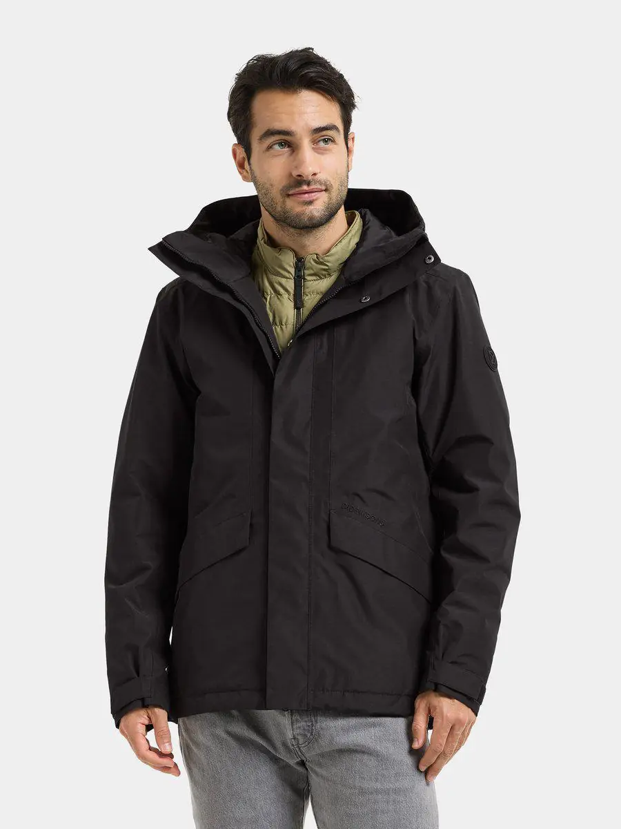 Didriksons vyriška žieminė striukė ADAM USX JKT 3 - Black